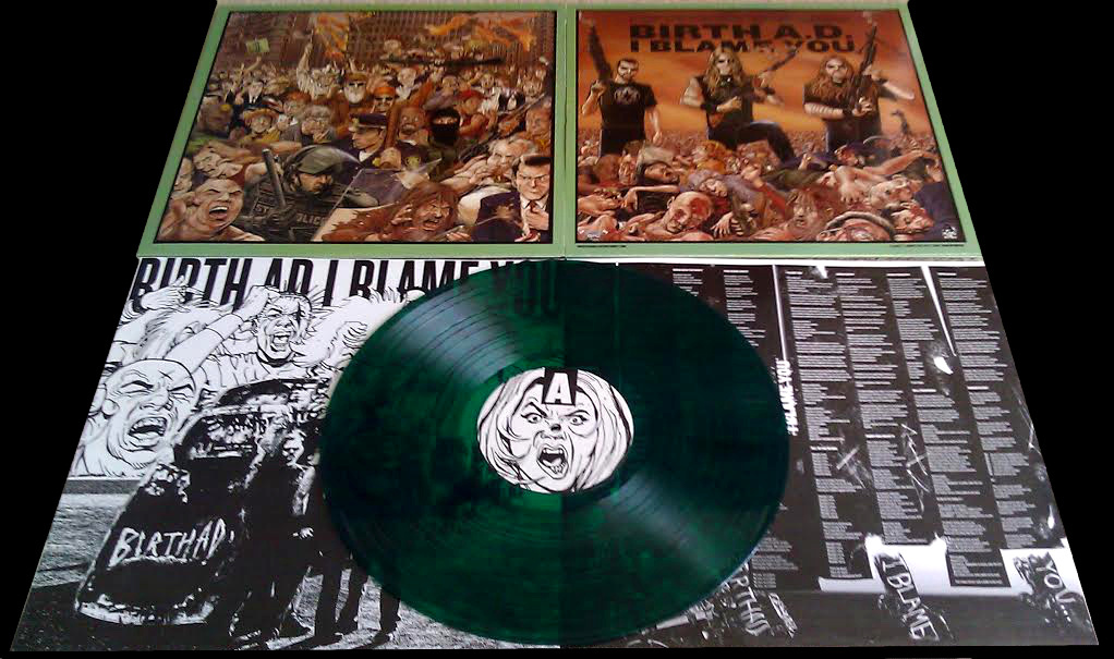 Birth A.D. - I Blame You LP (green splatter vinyl)
